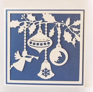 Christmas Metal Cutting Dies Scrapbooking Paper Crafts Embossing Stencil Die Cut - Foto 1 di 5