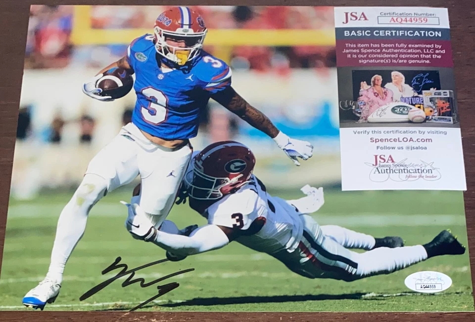 Eugene Wilson III Signed Autographed 8x10 Photo Florida Gators Football JSA N2 - Image 1 of 1