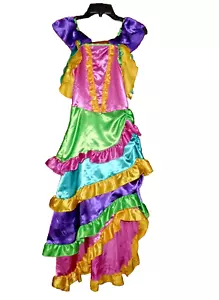 Chasing Fireflies Girls 14 Disney Couture Costume Halloween Cha Cha Flamenco Mex - Picture 1 of 5