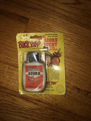 Vintage 1984 Buck Stop Acorn Scent Product #1006 - Image 1 of 2