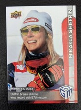 2023 Upper Deck Game Dated Moments MIKAELA SHIFFRIN #10 - Record 87th Victory