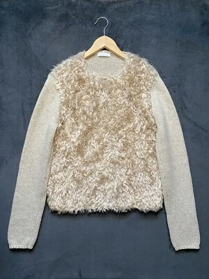 Prada Mohair Sweater Mens Medium Fur Knit Pullover Wool F/W 2007 RUNWAY Archive - Image 1 of 4