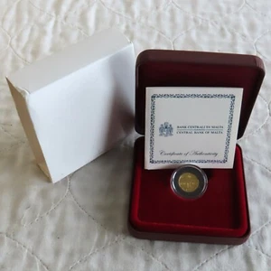 MALTA 2014 THE AUBERGE D'ARAGON 15 EURO .999 GOLD PROOF - boxed/coa - Picture 1 of 6