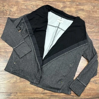 Eddie Bauer Drape Open-Front Cardigan Heather Brown Women XL Long Sleeve Sweater - Image 1 of 4