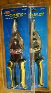 2 STCK. 10" LUFTFAHRT BLECHSCHERE GERADE AMERIKANISCHES WERKZEUG 93224  - Bild 1 von 4