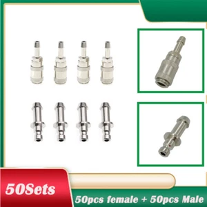 50Sets Female/Male NIBP/ Blood Pressure Cuff Connector Connectors Bayonet socket - Picture 1 of 10