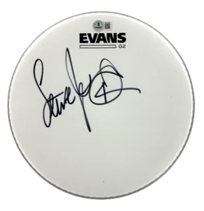 Steve Jordan The Rolling Stones signed Autogramm 10" Drumhead mit Beckett COA - Bild 1 von 2