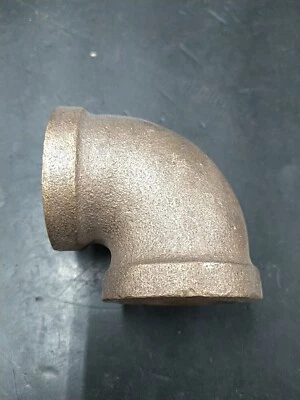 33500-12-12 Red Brass Pipe 90° Elbow Female 3/4 NPT to Female 3/4 NPT - Image 1 of 2