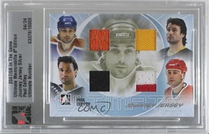 2007 ITG Ultimate Memorabilia 8th Edition Journey Jersey Silver /24 Paul Coffey