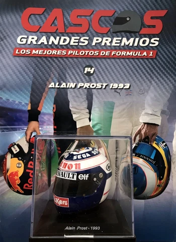 Alain Prost (1993) Helmet Collection 1/5 Spark New and sealed Cover