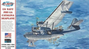 Atlantis 5301 WW2 PBY-5A Catalina US Navy Seaplane plastico model kit 1/104 - Foto 1 di 1