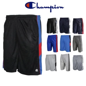 Champion Men's Shorts Athletic Running Polyester Fitness Elastic Waist CHD55 - Picture 1 of 78