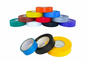 3 Nastro Isolante Elettrico PVC Ignifugo Colorato Nastri Isolanti 17mm - Foto 1 di 7