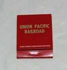 Union Pacific Railroad Matchbook Cover Unused Get The Right Connection Specify 