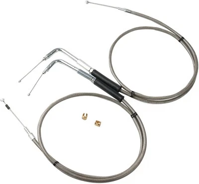 不锈钢油门和空闲电缆套件适用于哈雷戴维森 42" 56579-02A — 第 1/4 张图片