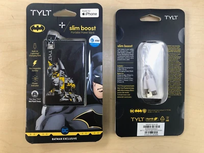 Tylt Slim Boost DC Batman Power Bank w/ Lightning MFi-Certified for iPhone - Image 1 of 4
