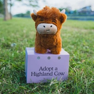 Plush Toy Highland Cow Legend Plushie Realistic Stuffed Animal Doll - Picture 1 of 6