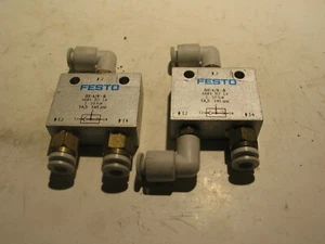 2PZ VALVOLA NAVETTA FESTO OS-1/8-B OR-GATE 1/8 G CON RACCORDI TUBO 1/4" P7765 - Foto 1 di 3