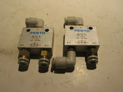 2 PIEZAS FESTO OS-1/8-B OR-GATE VÁLVULA LANZADERA 1/8 G CON ACCESORIOS DE TUBO DE 1/4" P7765 Foto 1 de 3