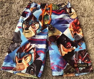 N23 Authentic Lego Chima Boardies Surf Board Swim Shorts Kids Size 9 Years VGC - Picture 1 of 10