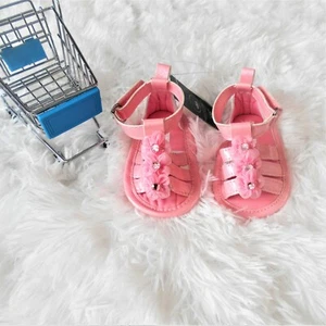 Laura Ashley Sandals Girls Baby Infant Pink Size 2 - Picture 1 of 11