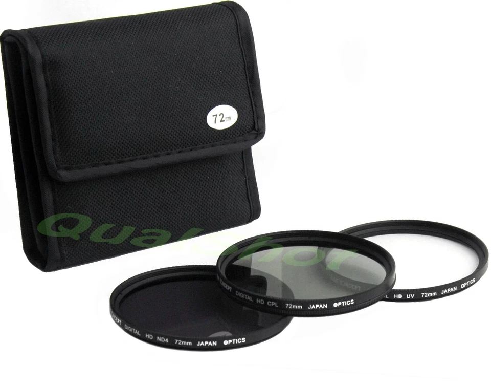 72mm Polarized CPL+UV Camera Filter Kit For Sony HVR-Z7 - Image 1 of 1