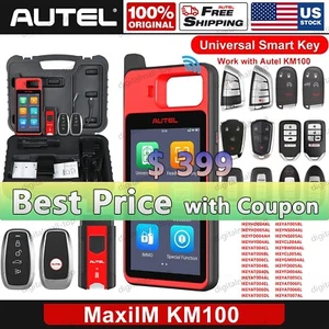 Autel MaxiIM KM100 KM 100 Key Programmer Km100 Autel Lifetime Free Update Ver. - Picture 1 of 18