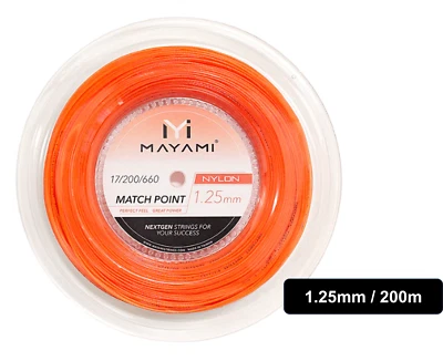 Mayami Match Point (1.25mm) Reel - Nylon Tennis String - 200m/660ft - Image 1 of 3