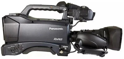 Panasonic AG-HPX371E P2 Card 10-Bit 4:2:2 HD Camcorder 912 Hrs. BBC Approved - Image 1 of 4
