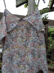 SIZE 18 Summer strappy floaty TOP - Picture 1 of 2