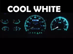 Gauge Cluster LED Lights Dash kit Cool White For Ford 87 91 Bronco  F150  Truck - Picture 1 of 2