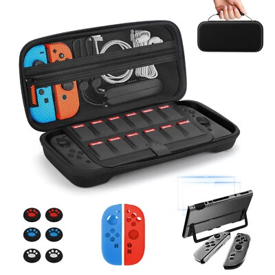 12pcs Carrying Case For Nintendo Switch 2 with Protective Cover Screen Protector - Image 1 of 4