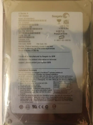 Seagate ST3120025ACE PN: 9W6023-260 FW 9.51 WU ATA 3.5" 120GB HD DC 06292 - Image 1 of 2