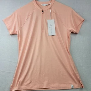 Lady Hagen XS Blushing Peach Sport Polo Golf Cooling Moisture Wicking UPF 50+ - Picture 1 of 9