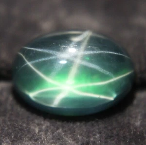 20-23 Ct 6 Rays Green Star Sapphire Cabochon Loose Gemstones Certified - Picture 1 of 6