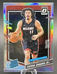 2023-24 DONRUSS OPTIC JAIME JAQUEZ JR RATED ROOKIE HOLO #216 MIAMI HEAT - Foto 1 di 2