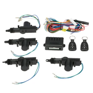 Auto Car 4 Door Lock Actuator Keyless Entry Remote Central Control System Q8P0 - Picture 1 of 8