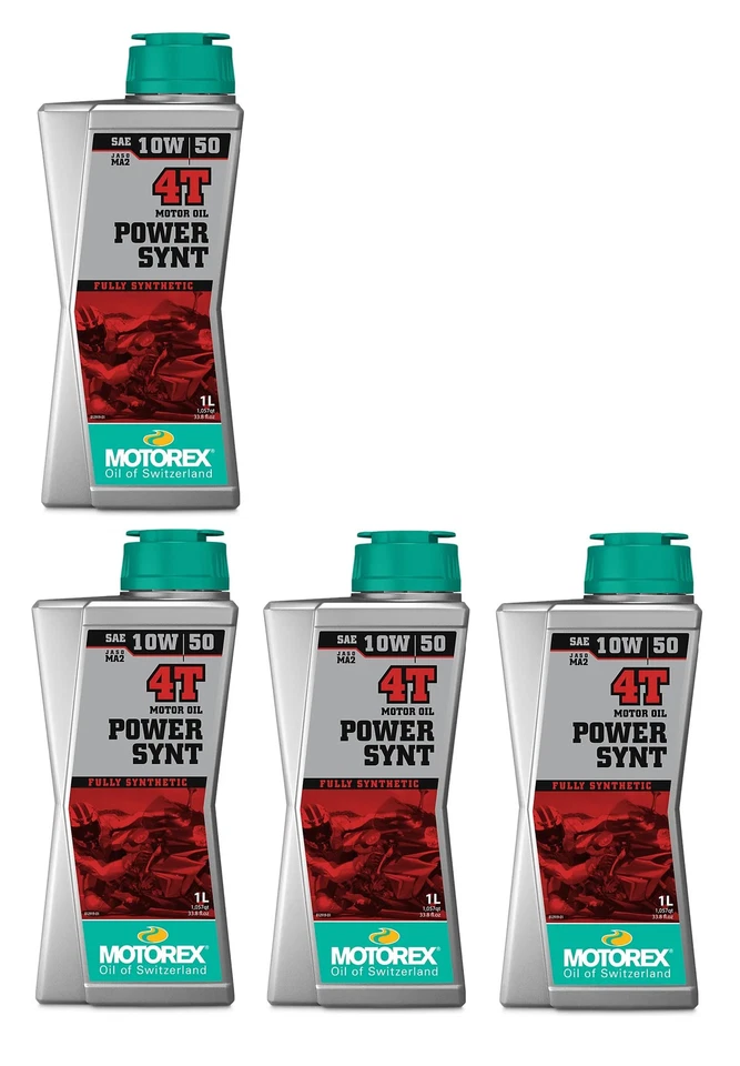 Motorex Power Synt 4T 10W-50 4x 1L olio motore 10W50