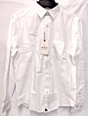 NWT UNTUCKit Shirt Mens Medium Slim White Button Down 100% Cotton Long Sleeve - Image 1 of 4