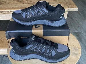 Fila Firetrail EVO Wide 4E 12 Athletic Shoe Black | 1JW02581 002 - Picture 1 of 8
