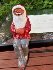 Vallis Keramik “Sleeping Santa” Shelf Figurine, Hand‑Made in Sweden - Picture 1 of 8