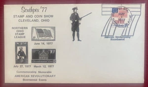 JOHN'S DEALS - US - 1977 SOUTHPEX '77 SHOW COVER AMERICAN REVOLUTION - CLEVELAND - Bild 1 von 2