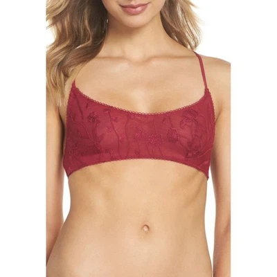 NUEVO Bralette de Encaje Intimately Free People 'So Into You' Berry Twilight Mediano Foto 1 de 4