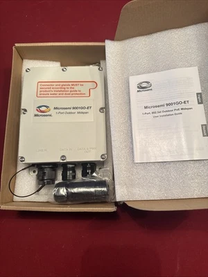 Microsemi PowerDsine PD-9001GO-ET/AC 1-Port PoE Outdoor Midspan DELL 30W - Image 1 of 2