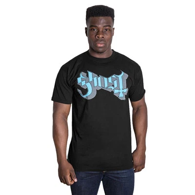 Ghost Blue Grey Logo con licencia Camiseta hombre - Imagen 1 de 4