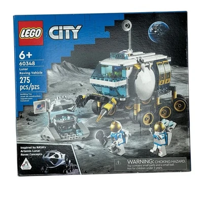 LEGO City: Lunar Roving Vehicle 60348 Space Minifigures Set Retired New Sealed - Image 1 of 4