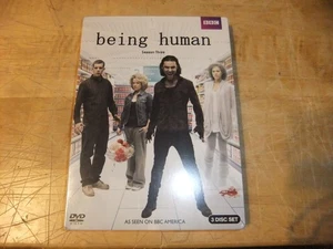 2011 Being Human: Season Three DVD 3-Disc Set BBC TV New Sealed VAMPIRE WEREWOLF - Afbeelding 1 van 4