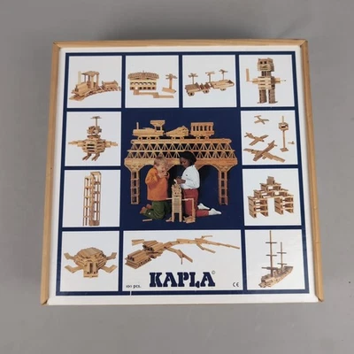 KAPLA 100 Piece Set Wooden Building Blocks - Complete - Free Shipping! - Image 1 of 4