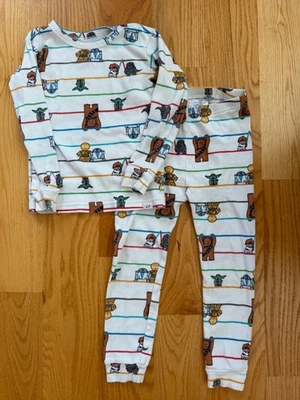 Conjunto de 4 pijamas de algodón orgánico Baby Gap x Star Wars Disney para niños pequeños Foto 1 de 3