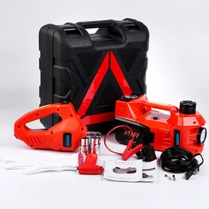 5-ton Electric Hydraulic Jack for Car Top, 12v Tire Change and Air Pump Set - Picture 1 of 22